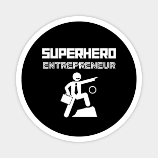 Superhero Entrepreneur Magnet